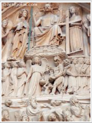 Portada del Juicio Final de la catedral de Chartres